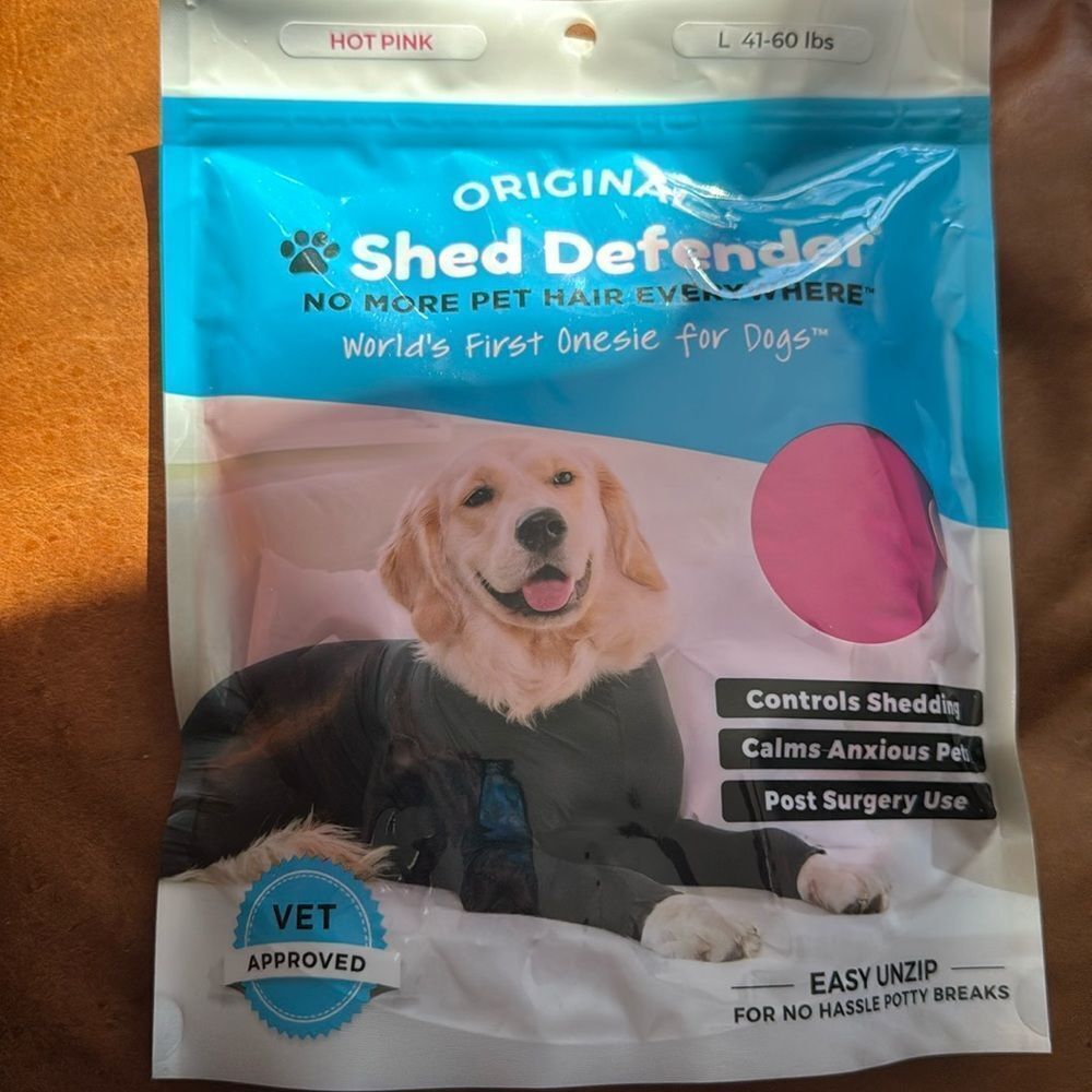 Shed Defender L 41-60 lbs Hot Pink easy unzip NWT